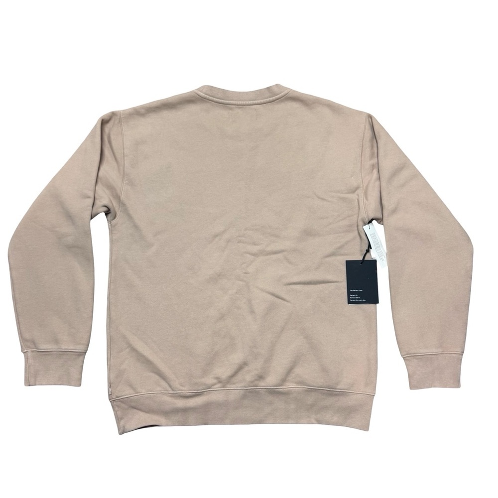 NWT Aritzia TNA The Perfect Crew Sweatshirt – Stoney Beige, Size M - Picture 2 of 7